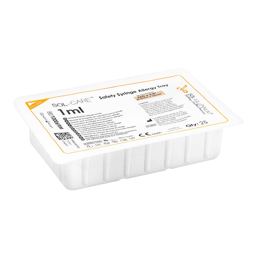 Sol-M® Safety Allergy Syringe Tray