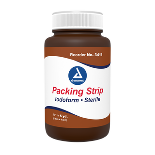Dynarex Packing Strips - Plain & with Iodoform