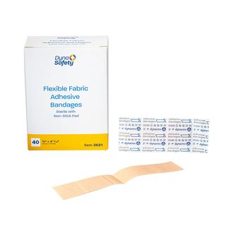 Dynarex Adhesive Fabric Bandages — Sterile