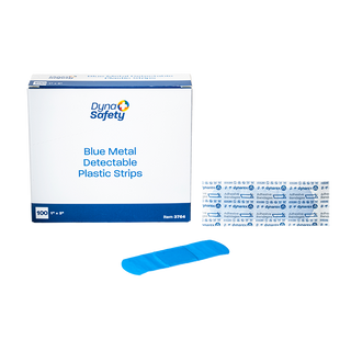 Dynarex Blue Metal Detectable Plastic Strip