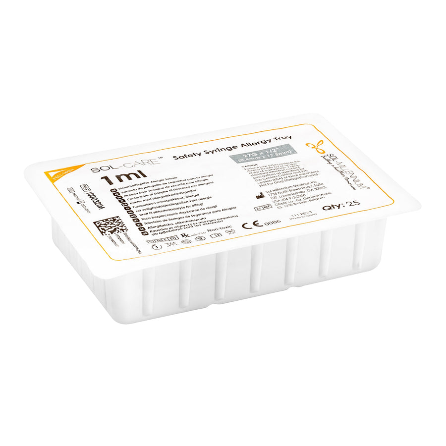 Sol-M® Allergy Syringe Mixing Tray