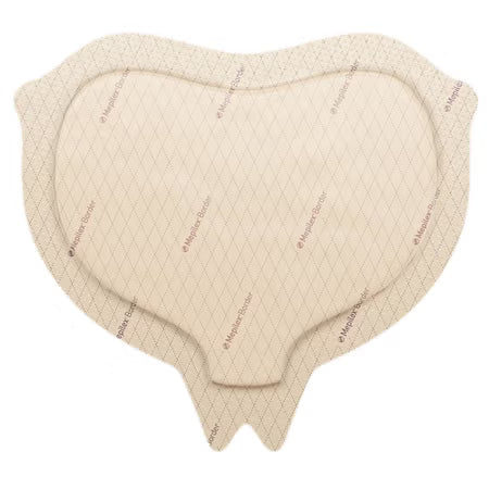 Mepilex Border Sacrum 6-1/3 x 7-9/10 Inch