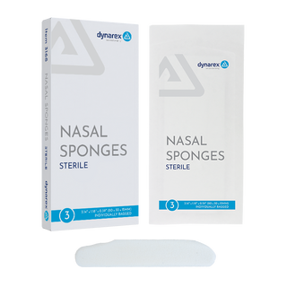 Dynarex Nasal Sponges, Foil Pack