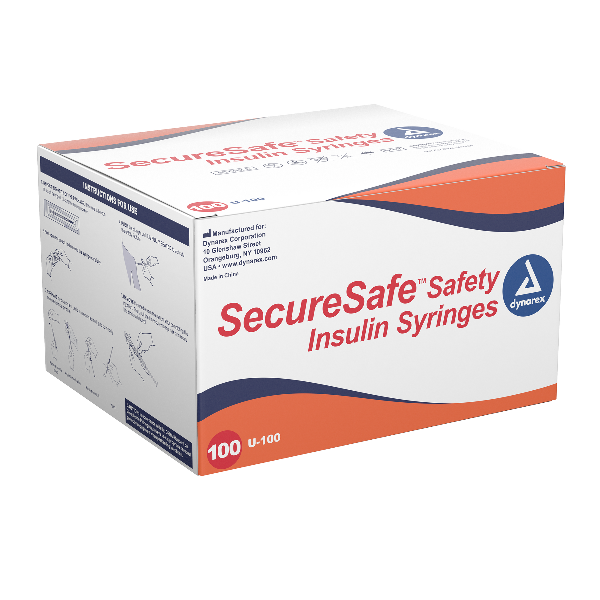 SecureSafe™ Safety Insulin Syringes