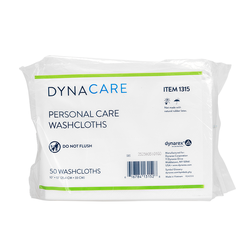 Personal Cleansing Washcloths (Dry Wipes)
