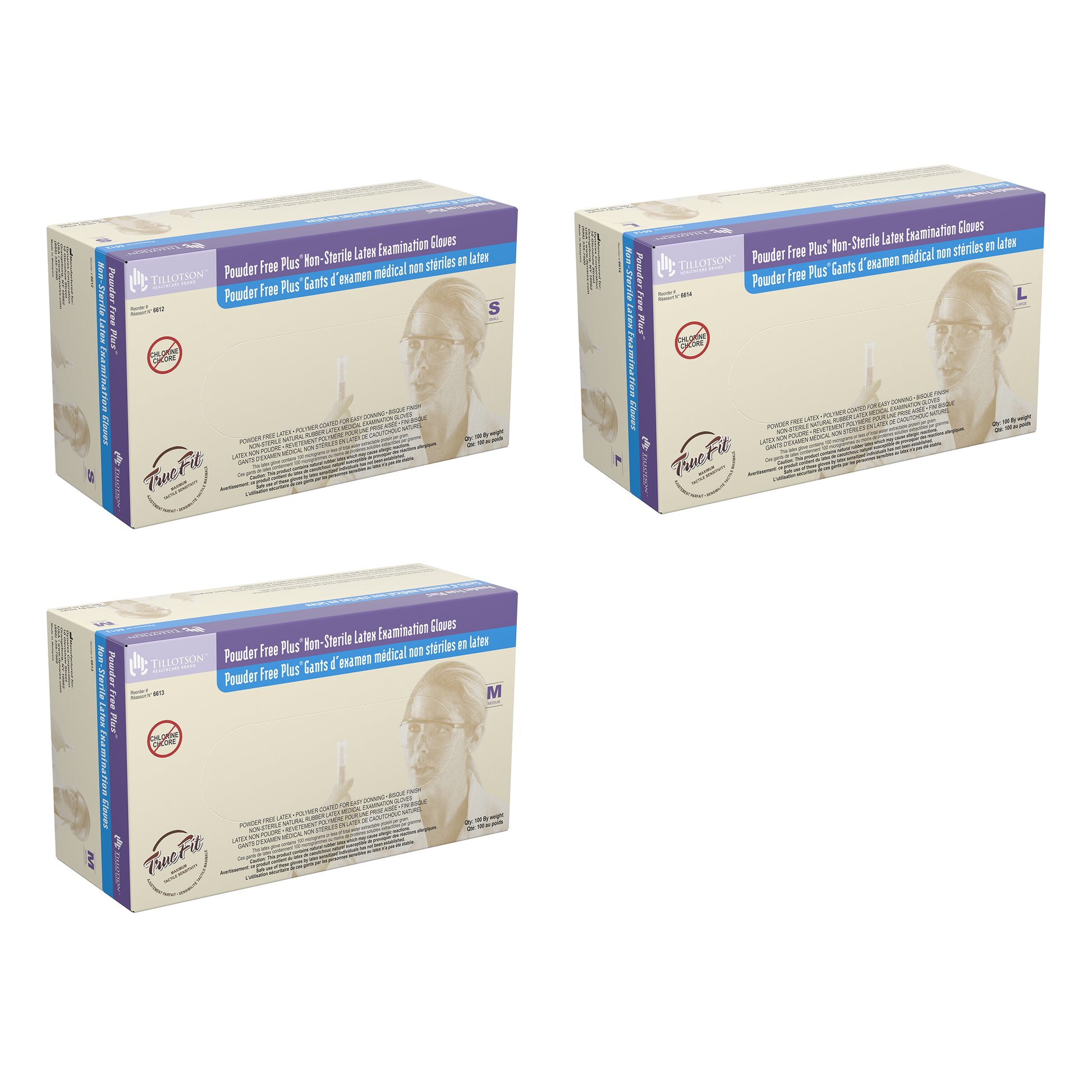 Powder-Free Plus Latex Exam Gloves