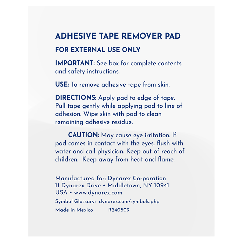 Adhesive Tape Remover Pad