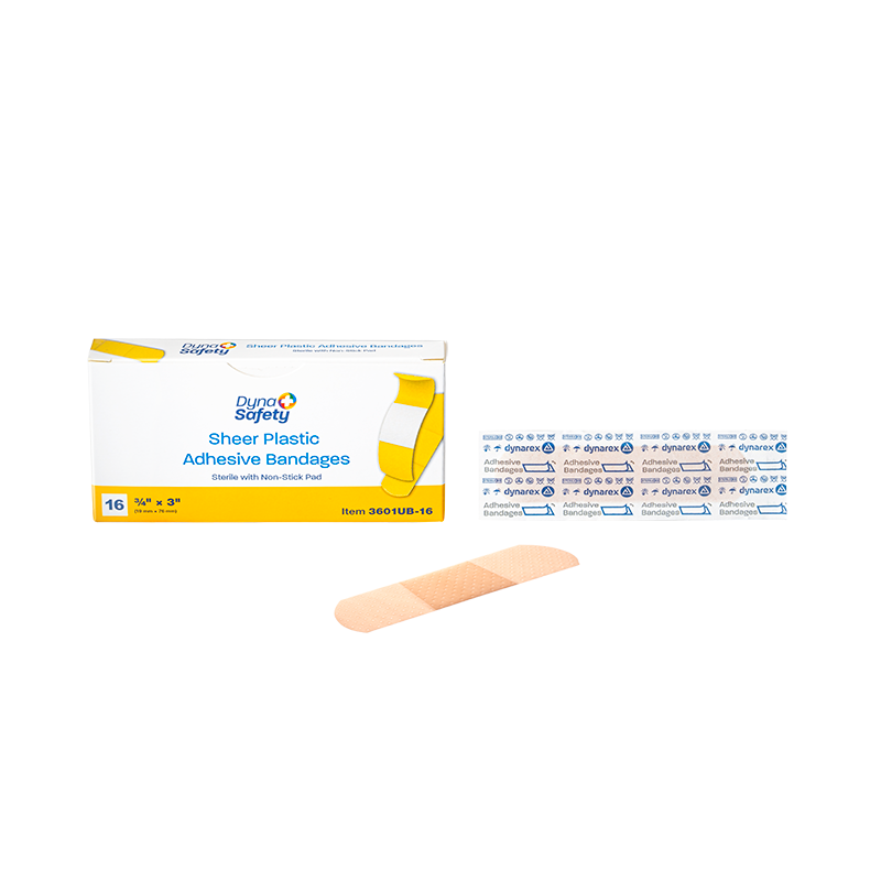 Sheer Plastic Adhesive Bandages — Sterile
