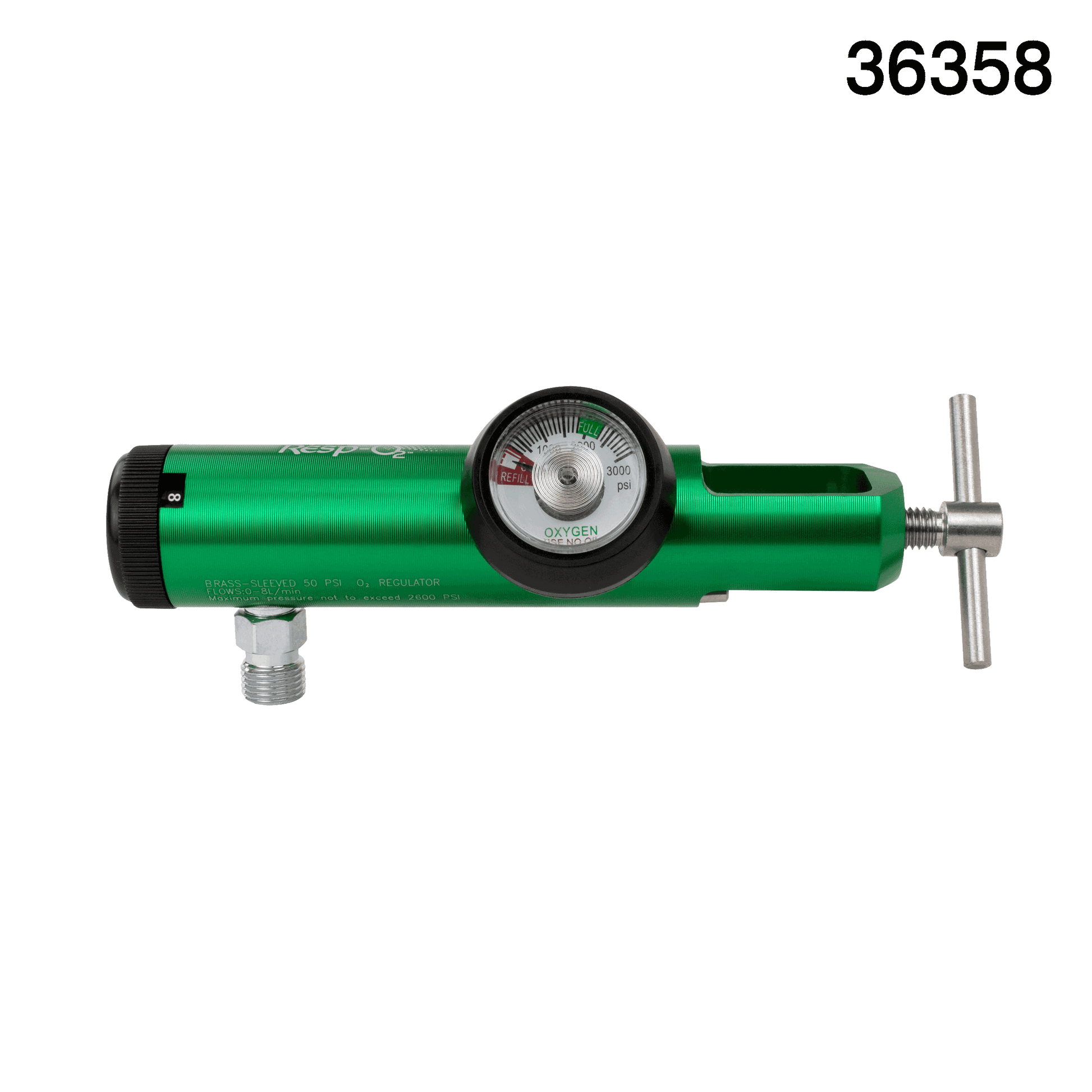 CGA 870 Style Oxygen Regulators & Wrench