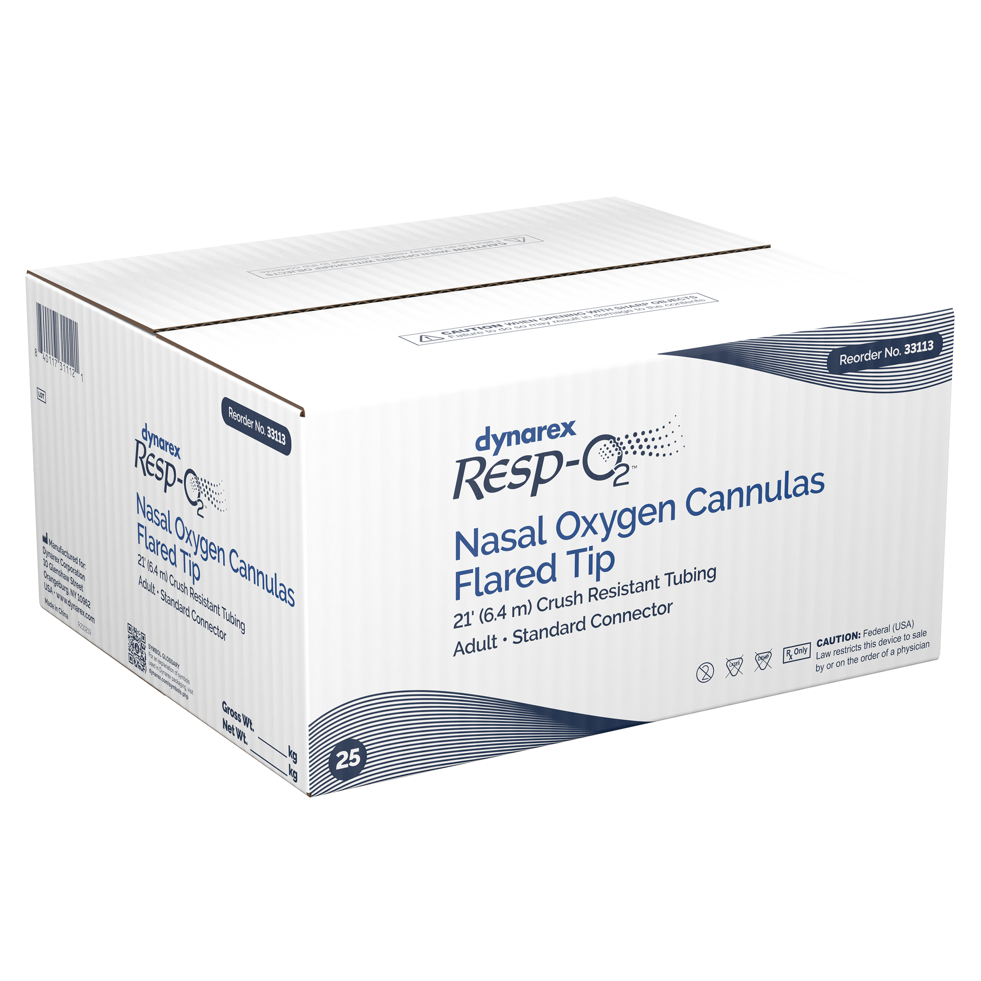 Nasal Oxygen Cannula - Flared Tip