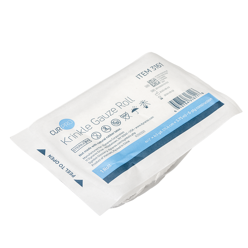 Krinkle Gauze Rolls and Sponges - Sterile & Non-Sterile