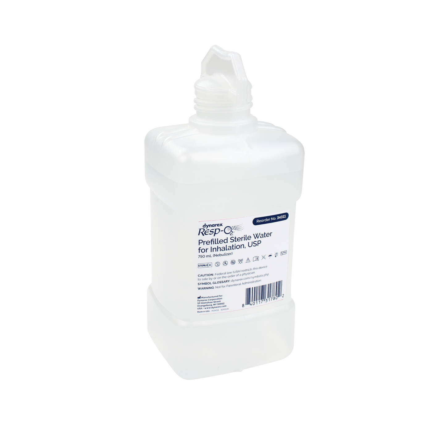 Prefilled Sterile Water for Inhalation (Nebulizer)
