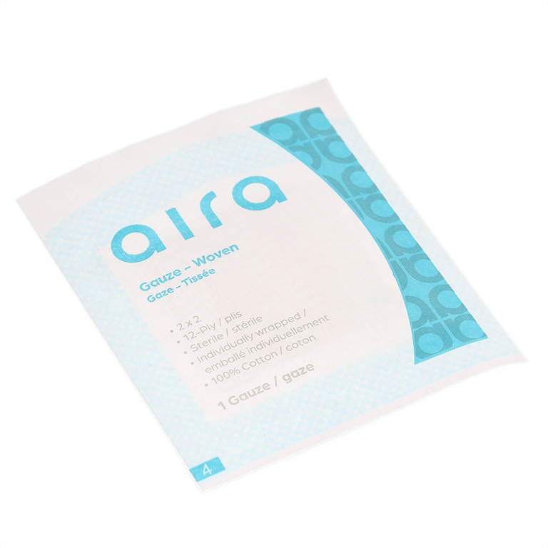 Non-Woven Gauzes, Non-Sterile, 4-Ply, 4" x 4", 2000/Pk, 100404 Aira