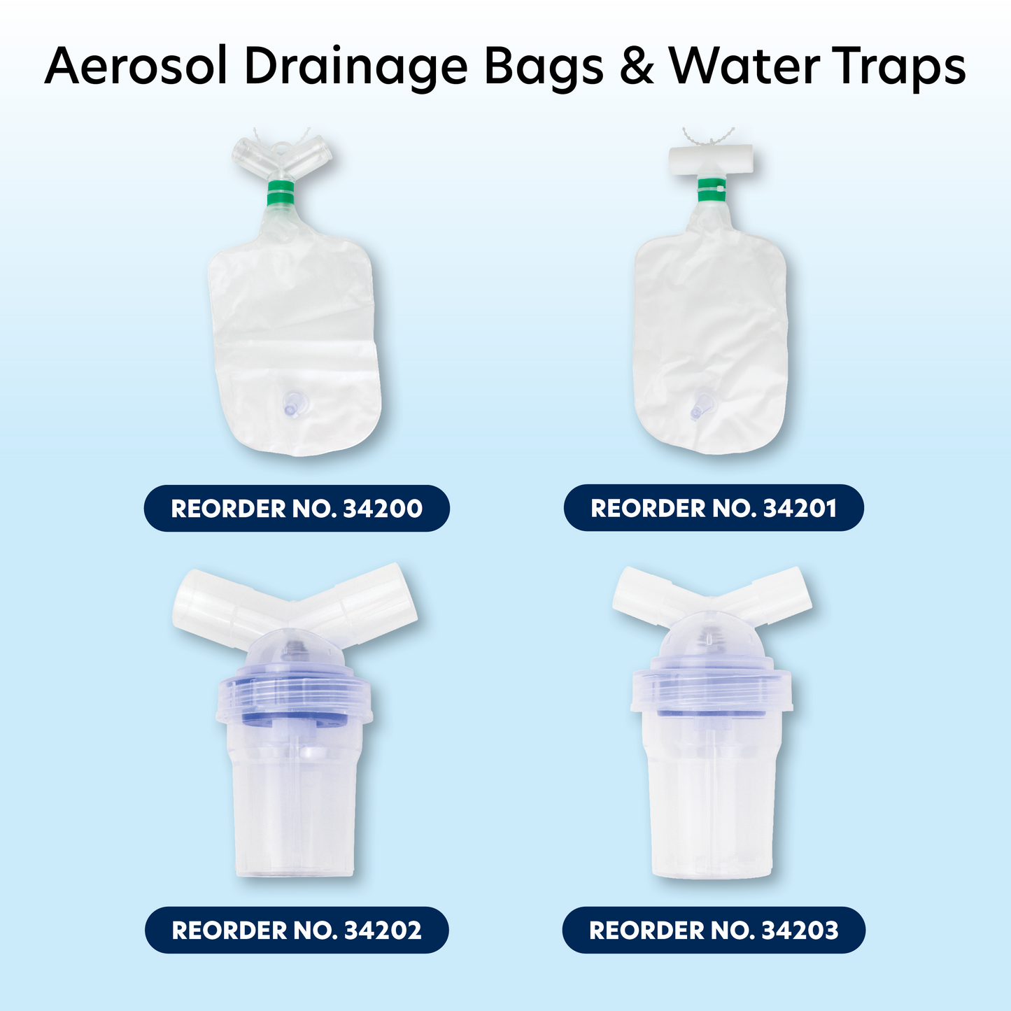Aerosol Drainage Bags and Water Traps