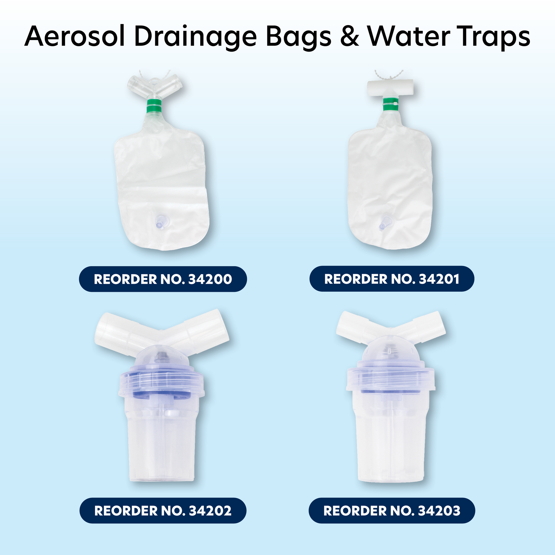 Aerosol Drainage Bags and Water Traps