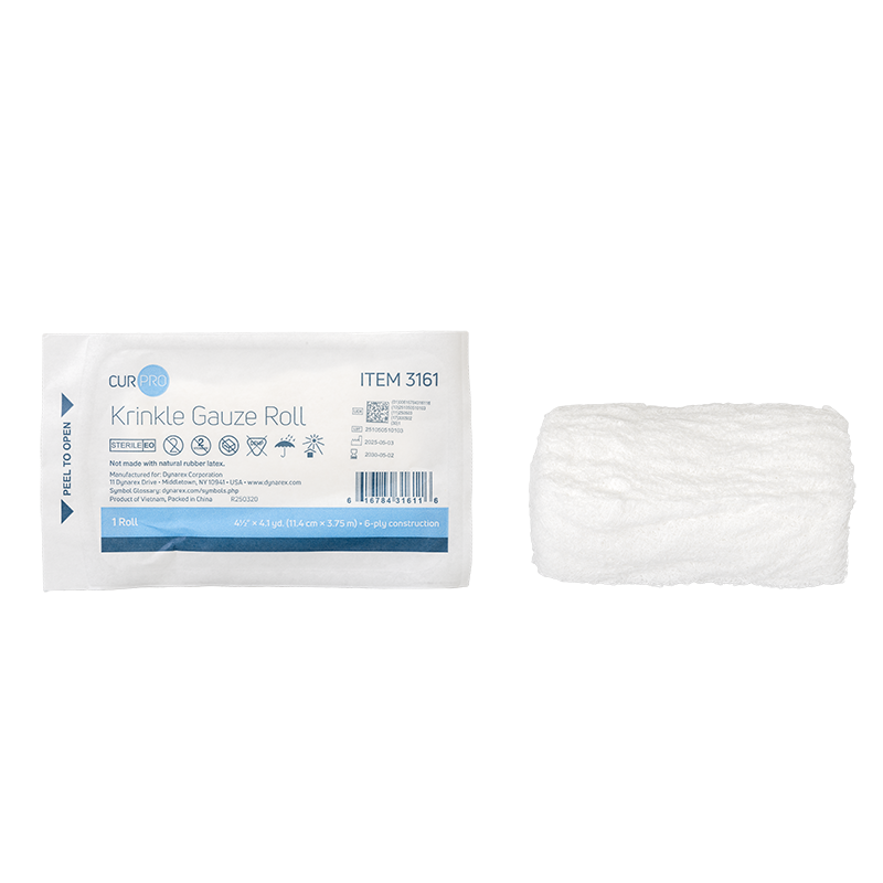 Krinkle Gauze Rolls and Sponges - Sterile & Non-Sterile