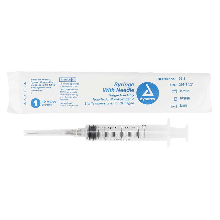 Dynarex Syringes with Needle