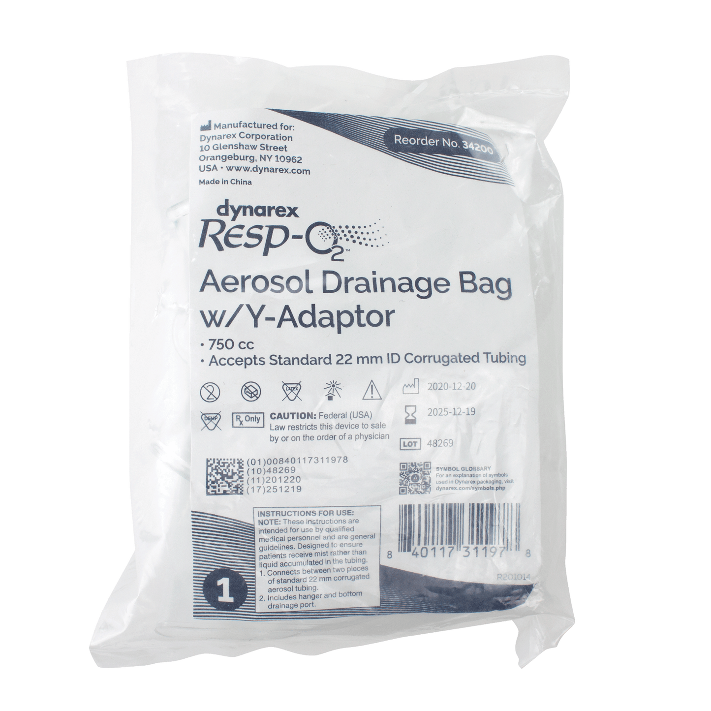 Aerosol Drainage Bags and Water Traps