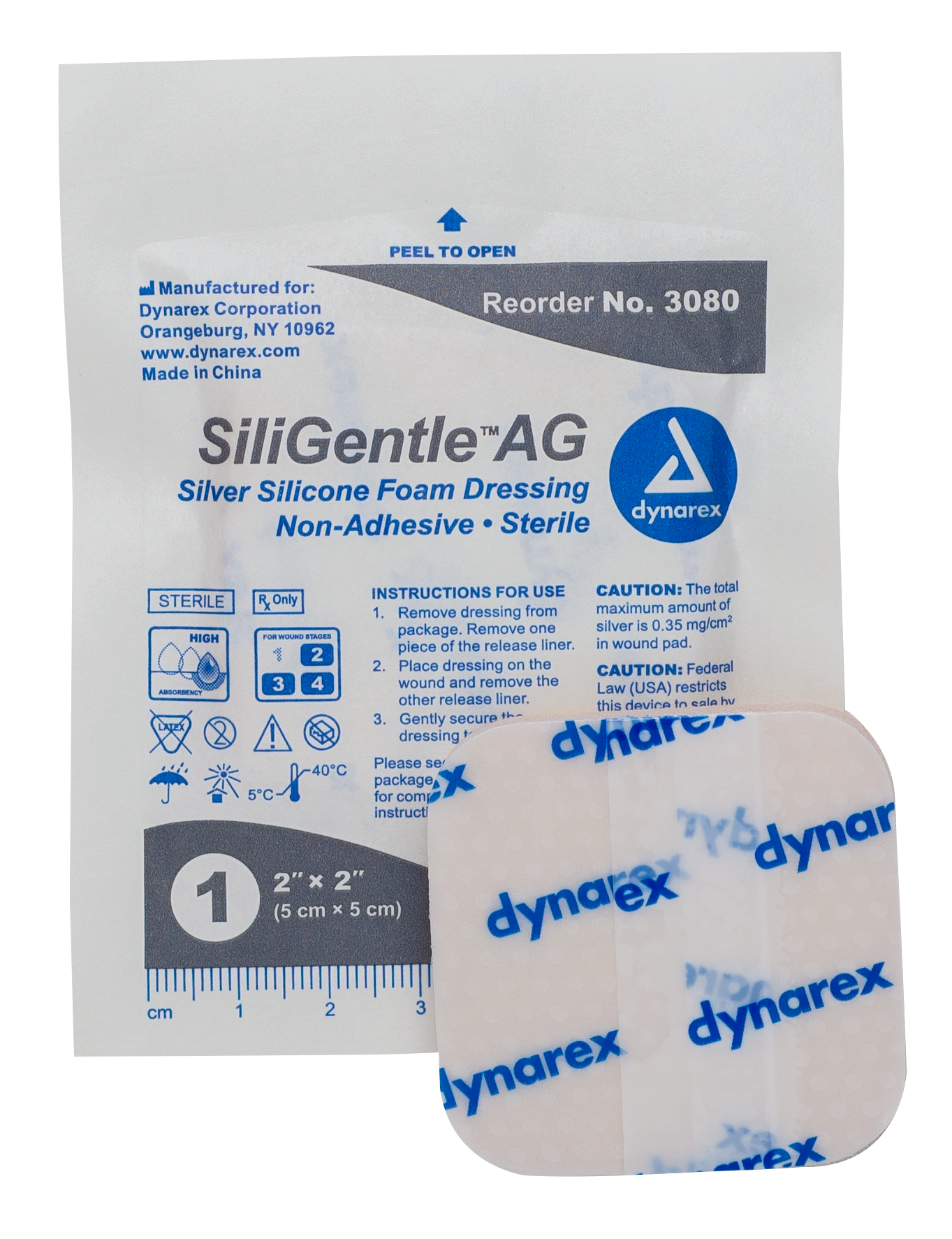 SiliGentle™ AG Silicone Foam Dressings