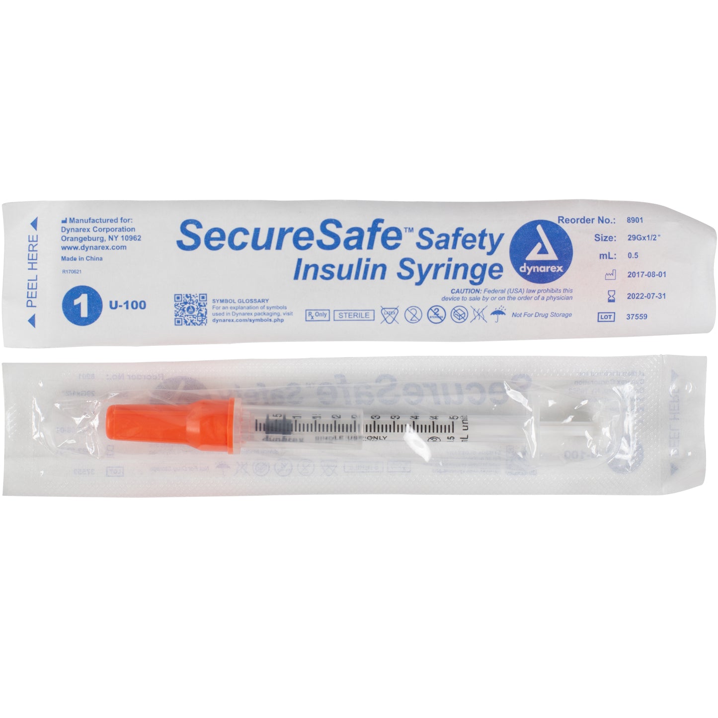 SecureSafe™ Safety Insulin Syringes