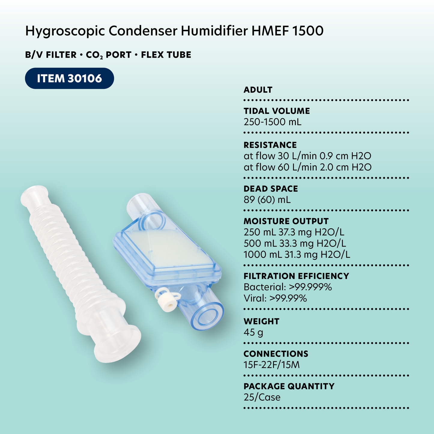 Hygroscopic Condenser Humidifier HMEF