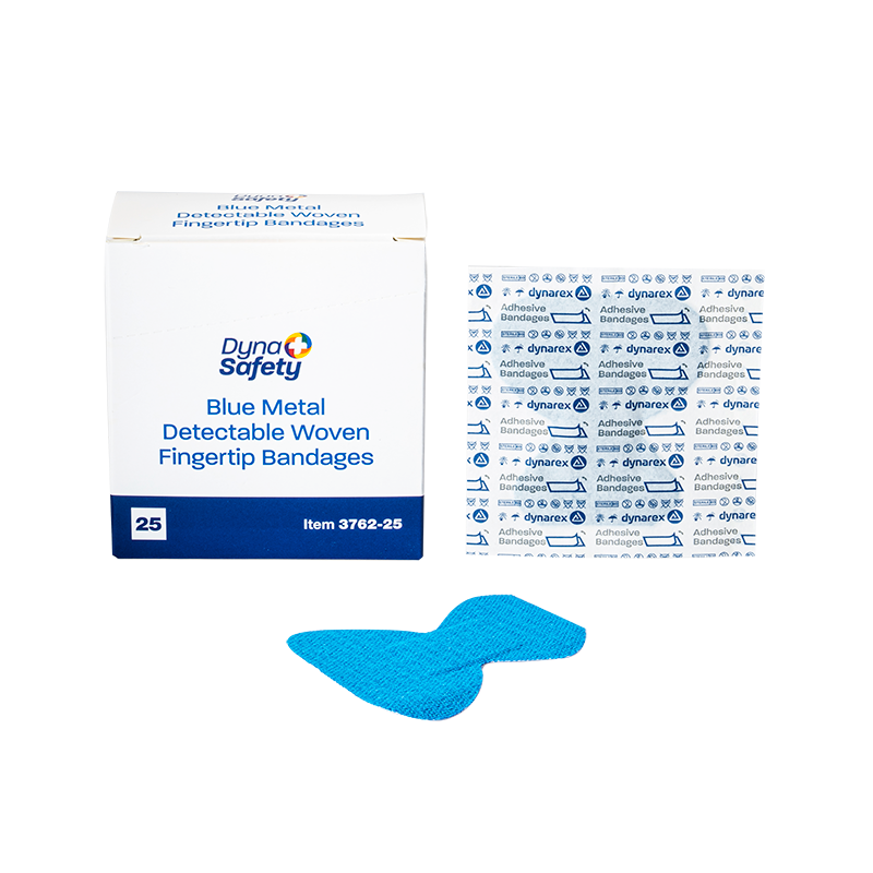 Blue Metal Detectable Woven Bandages