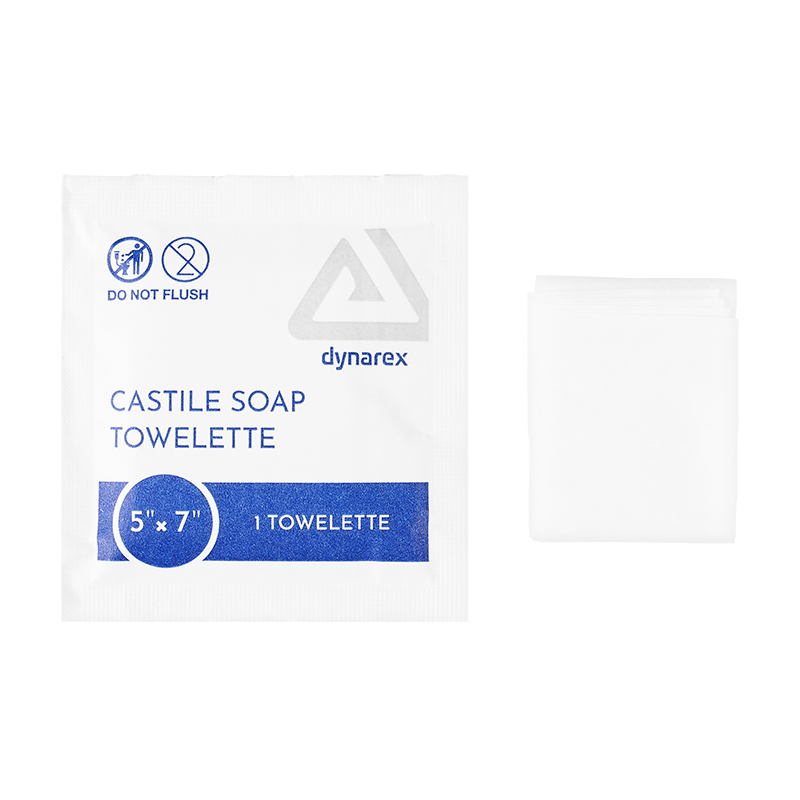Castile Soap Towelettes, 5" x 7"